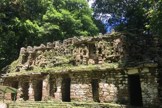 深埋在叢林之中，最後的馬雅和屹立於河畔的千年遺跡Yaxchilan