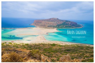 希臘克里特島 Balos Lagoon 地中海的藍色潟湖沙灘