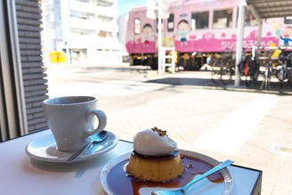 可以看到電車的咖啡廳｜#靜岡  #東京OL的假日返鄉 