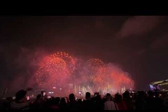 2024 香港跨年煙火維多利亞港 Hong Kong New Year Countdown Celebrations【Joe愛到處玩】