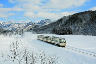 秋田冬季-鐵道秘境