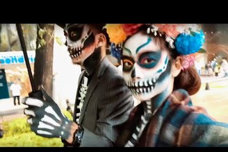 Mika on the Road｜墨西哥城亡靈節遊行 Day of the dead parade｜Diá de Muertors