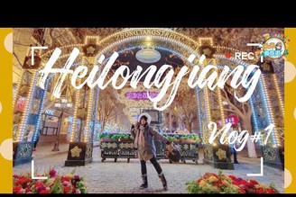 【米米瘋】Heilongjiang travel Vlog#1 黑龍江哈爾濱旅遊 零下11度 第一天 中央大街必吃