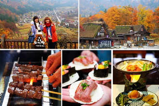 日本 Day4 大榮旅遊之深秋立山泡湯趣 世界遺產白川鄉合掌村紅葉 散步高山小京都上三之町嚐飛驒牛串燒