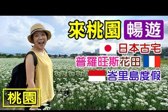 【偽出國 / 真渡假】 來桃園暢遊 日本 南法 巴里島 韭菜花田 大溪威斯汀 七七藝文町