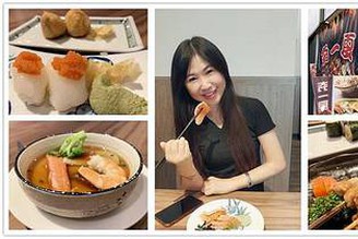 台中 北屯日式料理●食够易食堂~生魚片、握壽司新鮮好吃，平價定食烤物食材多樣化！