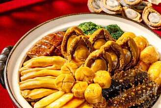 晶華酒店端出台、滬、粵、日、西式年菜 正宗港式盆菜特別吸睛