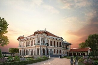 胡志明市的歷史古蹟 Villa le Voile重新整修預計2022年開放