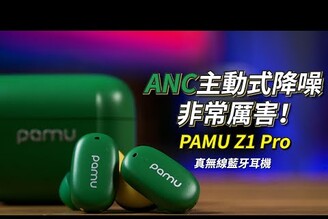 ANC主動式降噪非常厲害！PAMU Z1 Pro 真無線藍牙耳機 開箱體驗 | 高達-40db降噪【束褲開箱】