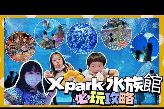 【米米瘋】￼北部超美水族館重點攻略 門票550值得嗎？ ￼真實現況｜Xpark￼水族館｜￼桃園￼￼親子景點推薦 1打2自駕遊