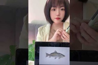 【米米瘋】迷因旋轉魚 一起邊工作邊看魚meme