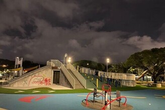 台北景點｜台北圓山夜晚散步好去處，適合大人小孩的「地球旅行遊戲場」！