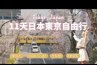 11天日本東京自由行 櫻坵町 SHIBUYA SKY 千鳥淵 日本自駕 EP1. Guang小光