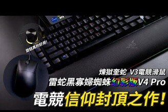 電競信仰封頂之作Razer BlackWidow V4 Pro 雷蛇黑寡婦蜘蛛幻彩版 電競機械鍵盤 開箱體驗 feat.雷蛇 DeathAdder 煉獄奎蛇  V3 電競滑鼠