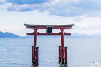 滋賀縣高島市必玩必吃推薦 IG名點──湖中鳥居就在「這」！