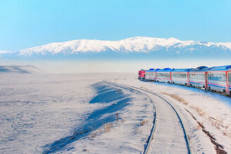 土耳其冬季特有觀光賞雪列車 「東方快車」開動！