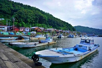 琵琶湖最大的島 沖島