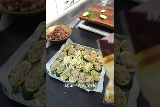 松露起司烤櫛瓜 cooking 料理