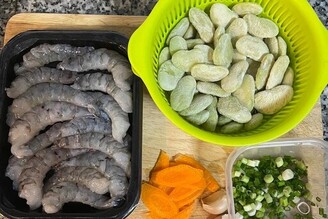 鬆軟下飯～皇帝豆炒蝦仁