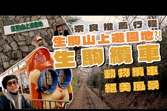 奈良生駒纜車&生駒山上遊園地！纜車搭乘票推薦，纜車超可愛，風景很漂亮！生駒山上遊園地竟然....日本關西親子旅遊家庭兄弟