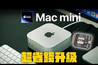 拒當盤子 丐版M4 Mac mini DIY 256GB 換 2TB SSD 省超多