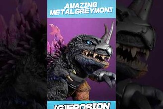 AMAZING METALGREYMON GEROSION MODE！機械暴龍獸G侵蝕模式Digimon GODZILLA 哥吉拉  數碼寶貝