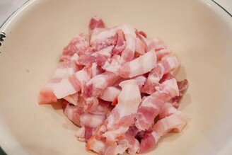 簡單做「手切滷肉飯」白飯煮多點！！