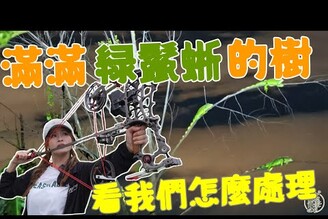 【釣魚日記】打不完的外來種只能靠我這個神射手創造奇蹟就可以..Taiwan girl fishing釣采蓁 Patti  綠鬣蜥