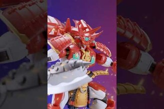 三機合體武士蓋特 赤鬼1號降臨！超帥變形結構 蓋特機器人 真蓋特 GETTER shorts