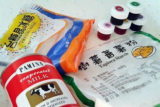 清涼Q彈又吸睛！冰Q鮮乳彩虹糕