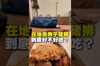 在地烏魚子豬排 到底好不好吃 在地美食 美食推薦 美食 旅遊 fyp food taiwanfood tainanfood 台灣美食 中西區  豬排 烏魚子 金華路美食
