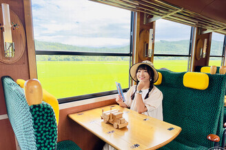 親子出發！日本秋田夏之旅，秋田犬陪玩、鄉村小旅行、搭玩具列車，五感全開的家族旅行 （下）