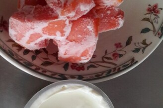 冰涼好消暑木瓜優格冰沙