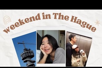 Vlog荷蘭生活，夫妻的海牙小旅行，結果打賭輸了要做這件事！！