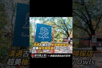 清邁古城北門祕境咖啡探店超美柚木咖啡屋Early Owls！ 泰國 清邁 咖啡廳 旅行路上見