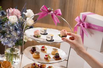 台北文華東方酒店「青隅」跨界西班牙頂級保養品牌「 Natura Bissé！ 打造「極緻饗宴」下午茶饗宴