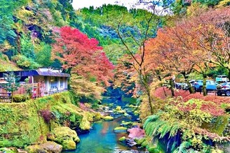 霧島塩浸溫泉龍馬公園 坂本龍馬與阿龍度蜜月的溫泉地