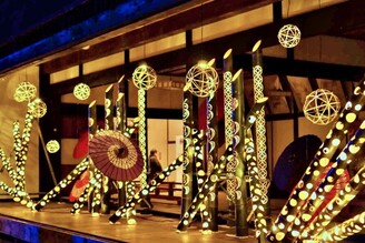 湯西川溫泉平家之里 平家點燈活動