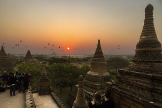[緬甸] 伊江和蒲甘的日昇日落