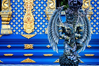 [泰國清萊]白廟、黑廟、藍廟、紅廟、俄羅斯廟，能拍照的就是好廟